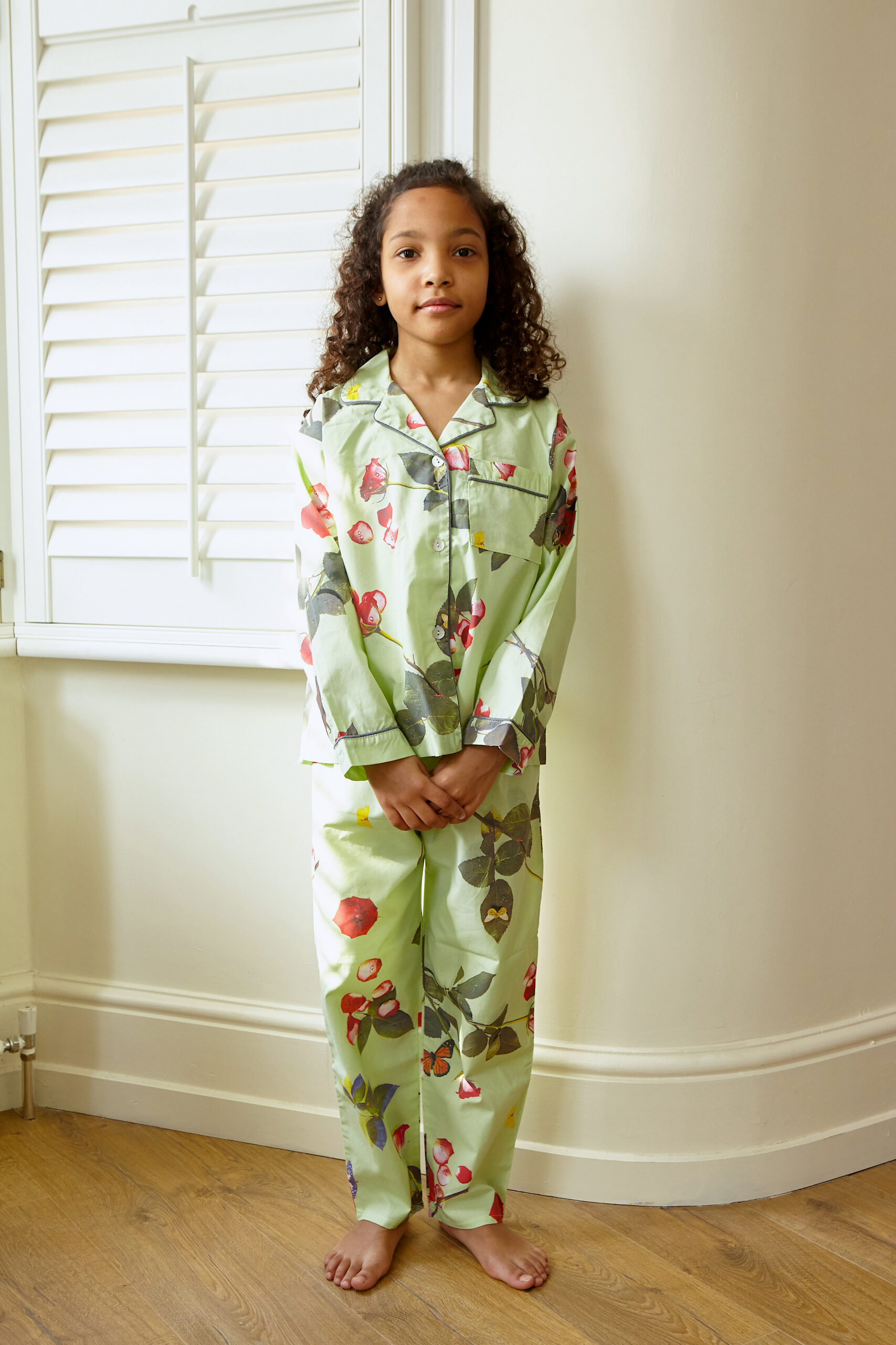 ‘Bed Of Roses’ – Mint Kids Pyjamas
