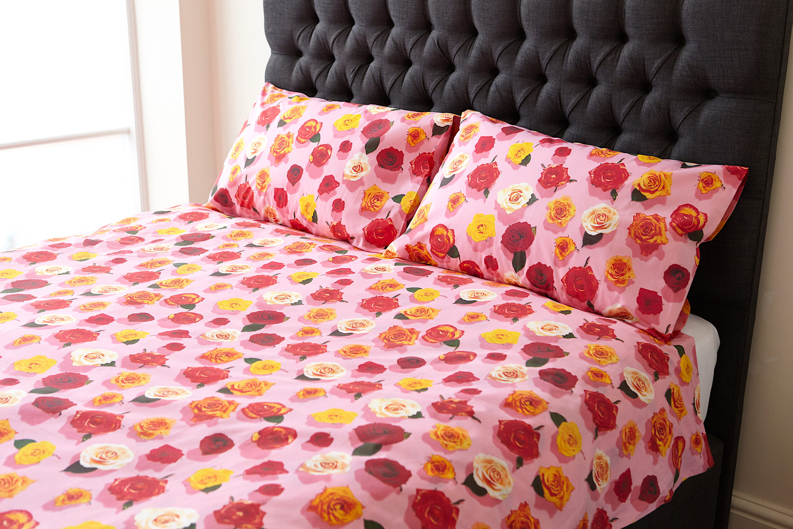 ‘Summer Roses’ – Pink Duvet